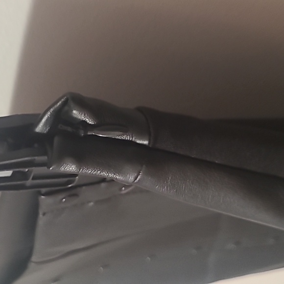 Adidas Always Original Pants Faux Leather Snap Button Slim - Picture 6 of 10